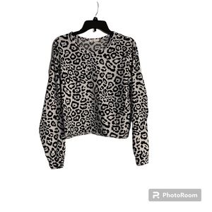 Antistar boutique leopard print‎ crop top , size XL